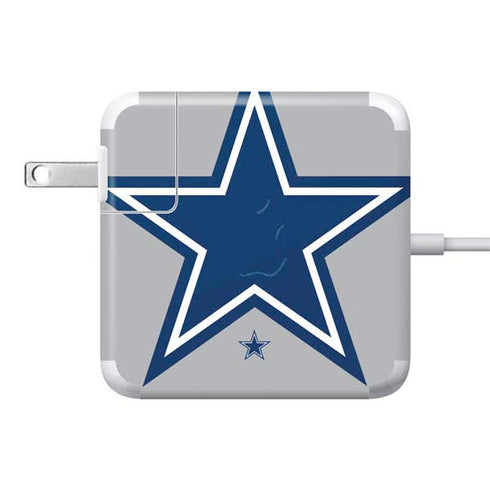 NFL Dallas Cowboys Retro Logo 85W Power Adapter (15 and 17 inch MacBook Pro Charger) Skin