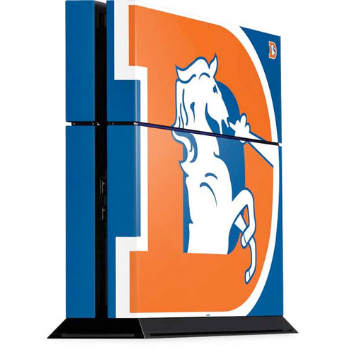 NFL Denver Broncos Retro Logo PlayStation PS4 Skins