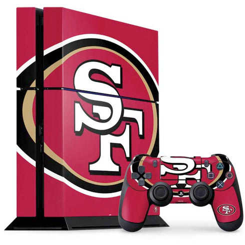NFL San Francisco 49ers Large Logo PlayStation PS4 Skins