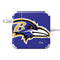 NFL Baltimore Ravens Large Logo 85W Power Adapter (15 and 17 inch MacBook Pro Charger) Skin