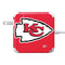 NFL Kansas City Chiefs Large Logo 85W Power Adapter (15 and 17 inch MacBook Pro Charger) Skin