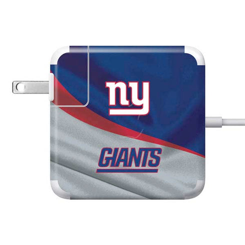 NFL New York Giants 85W Power Adapter (15 and 17 inch MacBook Pro Charger) Skin