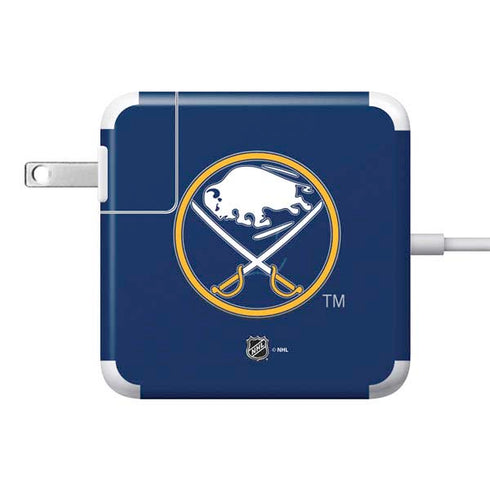 NHL Buffalo Sabres Solid Background 85W Power Adapter (15 and 17 inch MacBook Pro Charger) Skin