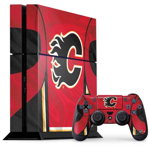 NHL Calgary Flames Home Jersey PlayStation PS4 Skins
