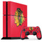 NHL Chicago Blackhawks Solid Background PS4 Console and Controller Bundle Skin