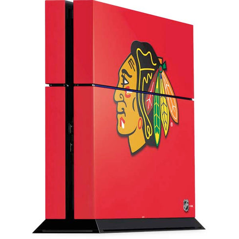 NHL Chicago Blackhawks Solid Background PlayStation PS4 Skins