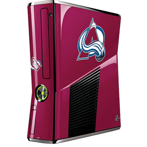 NHL Colorado Avalanche Solid Background Xbox 360 Slim (2010) Skin