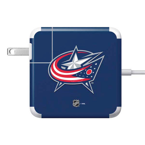 NHL Columbus Blue Jackets Logo 85W Power Adapter (15 and 17 inch MacBook Pro Charger) Skin