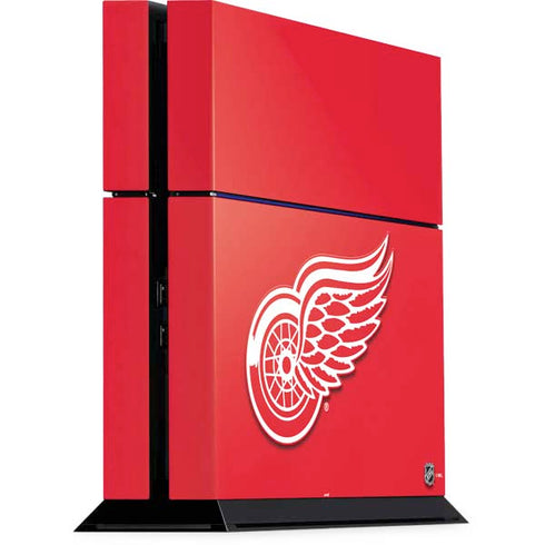 NHL Detroit Red Wings Solid Background PlayStation PS4 Skins