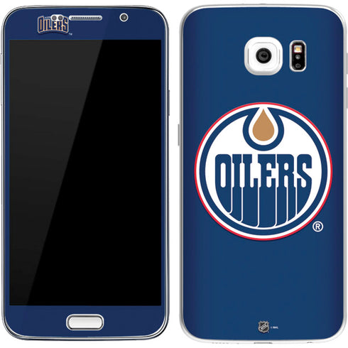 NHL Edmonton Oilers Solid Background Galaxy S7 Skin
