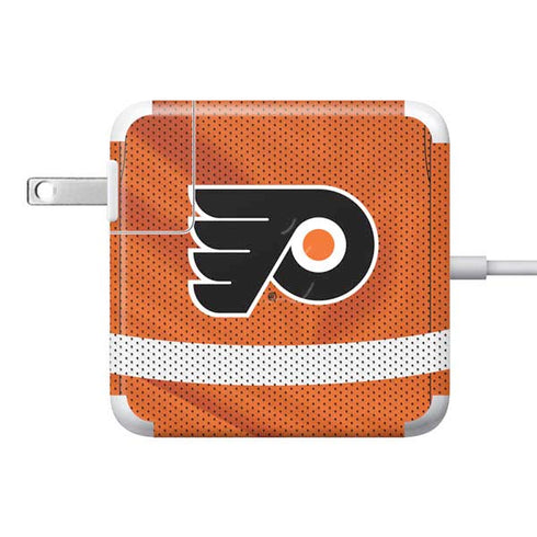 NHL Philadelphia Flyers Jersey 85W Power Adapter (15 and 17 inch MacBook Pro Charger) Skin