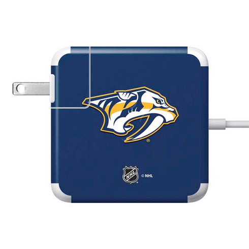 NHL Nashville Predators Logo 85W Power Adapter (15 and 17 inch MacBook Pro Charger) Skin