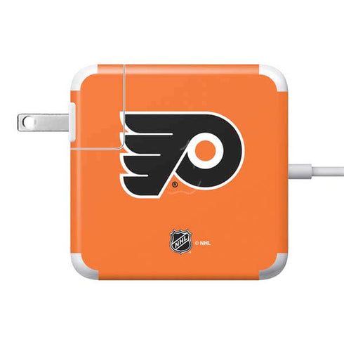NHL Philadelphia Flyers Logo 85W Power Adapter (15 and 17 inch MacBook Pro Charger) Skin