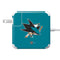 NHL San Jose Sharks Solid Background 85W Power Adapter (15 and 17 inch MacBook Pro Charger) Skin
