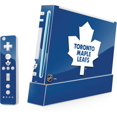 NHL Toronto Maple Leafs Solid Background Nintendo Skins