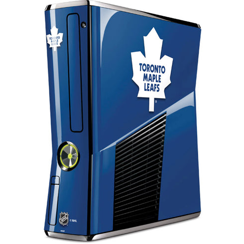 NHL Toronto Maple Leafs Solid Background Xbox 360 Slim (2010) Skin