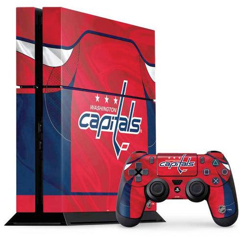 NHL Washington Capitals Home Jersey PlayStation PS4 Skins
