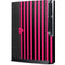 Polka Dots and Stripes Heart in Pink Playstation 3 & PS3 Slim Skin