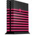 Polka Dots and Stripes Heart in Pink PlayStation PS4 Skins