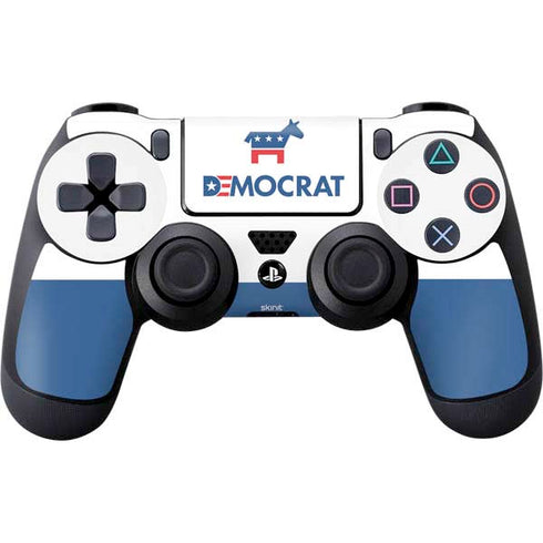 Democrat Blue And Red PS4 Controller Skin