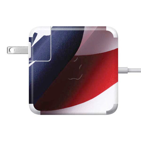 The American Flag 85W Power Adapter (15 and 17 inch MacBook Pro Charger) Skin