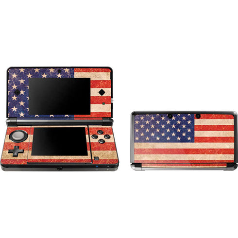 Distressed American Flag Nintendo Skins