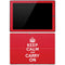 Keep Calm and Carry On Surface Pro 3 Skin