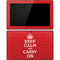 Keep Calm and Carry On Surface Pro Tablet Skin