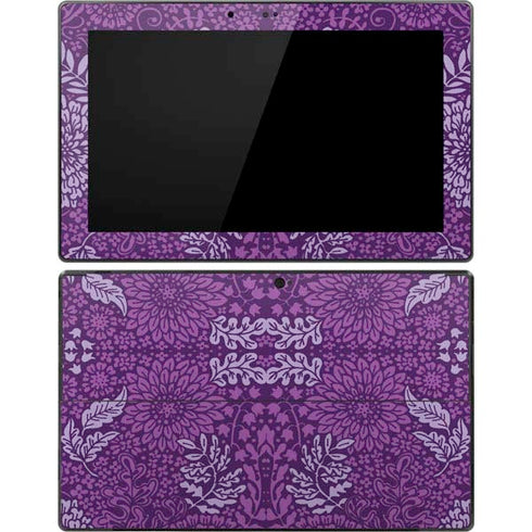 Radiant Orchid Floral Surface Pro Tablet Skin