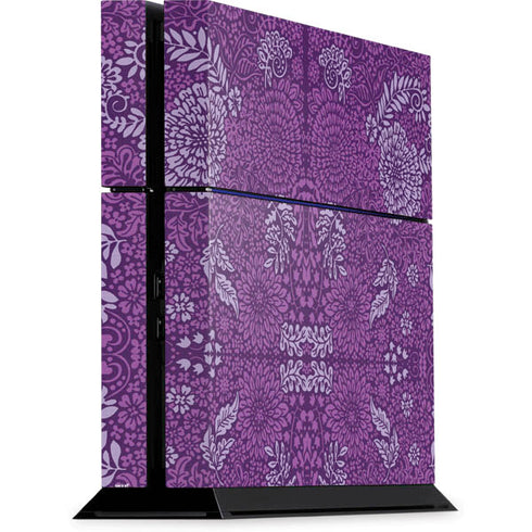 Radiant Orchid Floral PlayStation PS4 Skins
