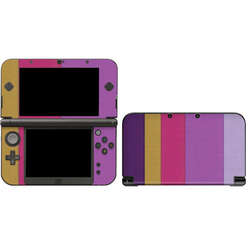 Radiant Orchid Color Block 3DS XL 2015 Skin