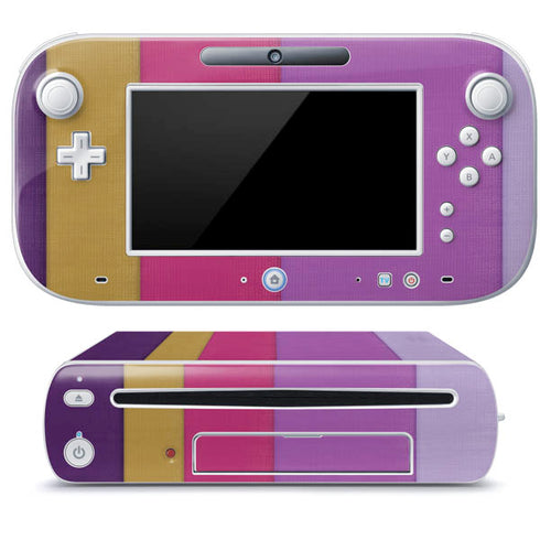 Radiant Orchid Color Block Wii U (Console + 1 Controller) Skin