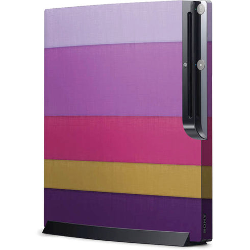 Radiant Orchid Color Block Playstation 3 & PS3 Slim Skin