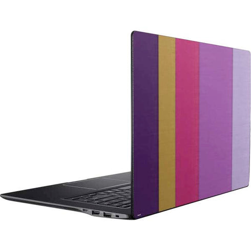 Radiant Orchid Color Block Ativ Book 9 (15.6in 2014) Skin