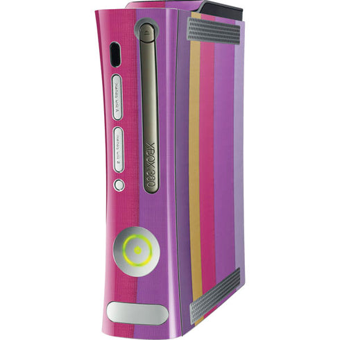 Radiant Orchid Color Block Xbox 360 (Includes HDD) Skin