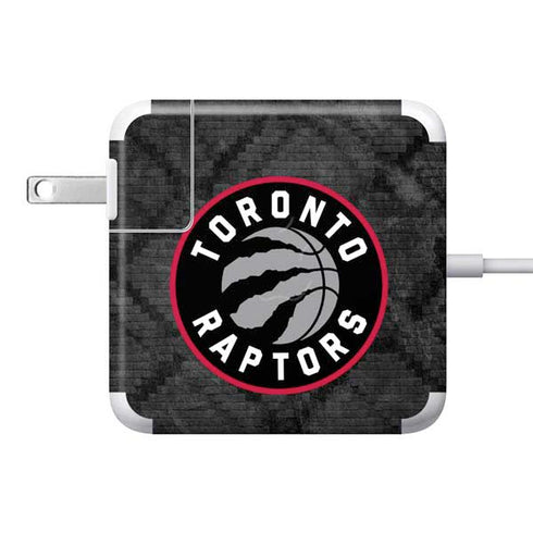 NBA Toronto Raptors Black Rust 85W Power Adapter (15 and 17 inch MacBook Pro Charger) Skin