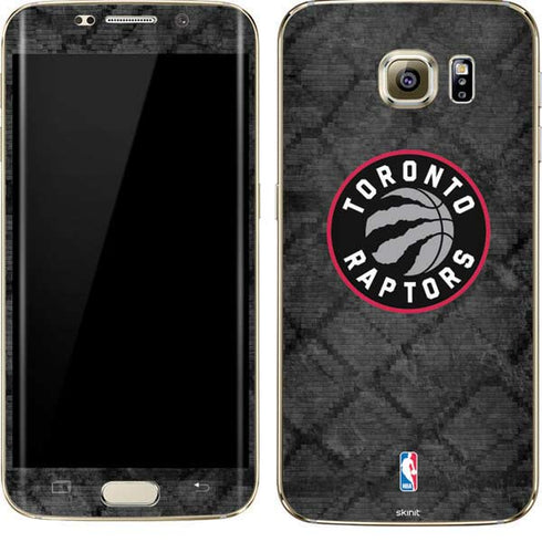 NBA Toronto Raptors Black Rust Galaxy S7 Edge Skin