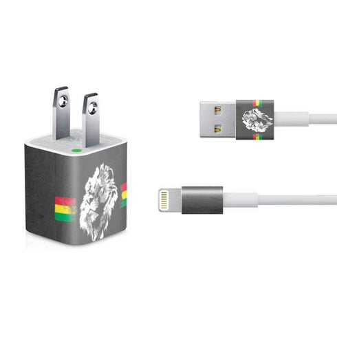 Horizontal Banner - Lion of Judah iPhone Charger (5W USB) Skin