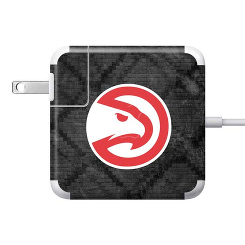 NBA Atlanta Hawks Dark Rust 85W Power Adapter (15 and 17 inch MacBook Pro Charger) Skin