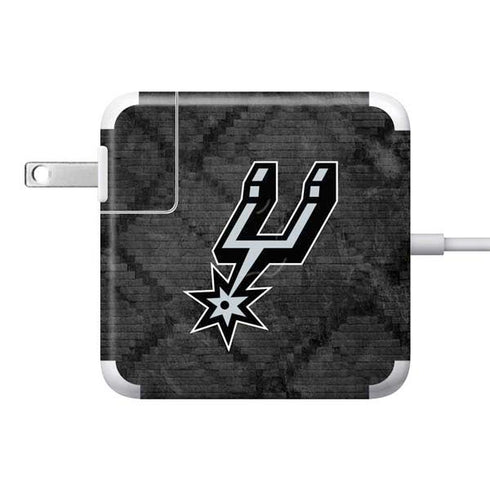 NBA San Antonio Spurs Dark Rust 85W Power Adapter (15 and 17 inch MacBook Pro Charger) Skin