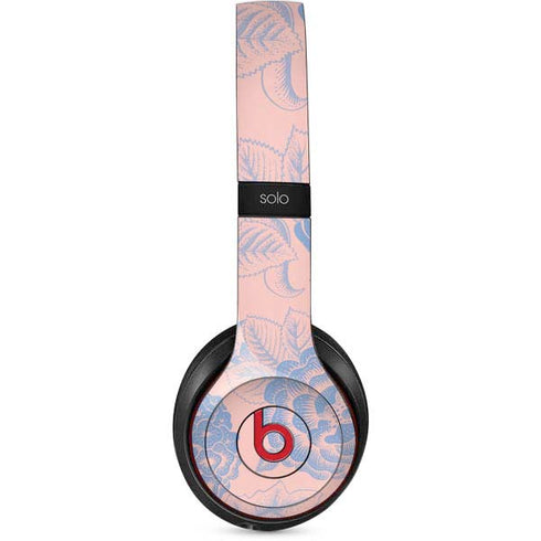 Rose Quartz & Serenity Floral Beats Solo 3 Wireless Skin