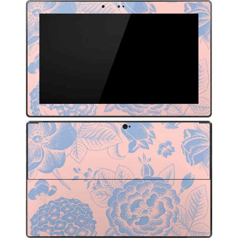 Rose Quartz & Serenity Floral Surface Pro Tablet Skin