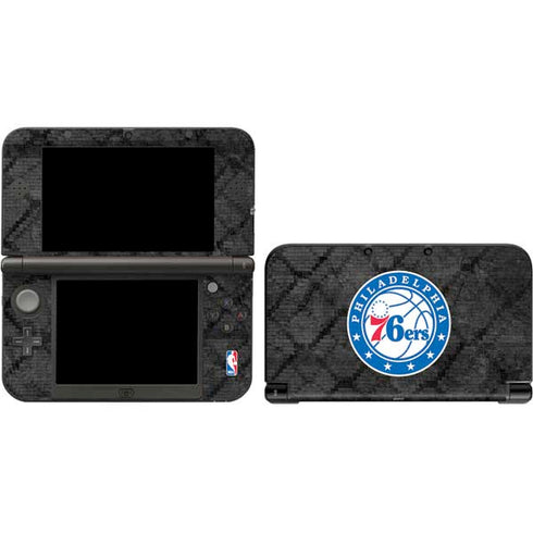 NBA Philadelphia 76ers Black Rust 3DS XL 2015 Skin