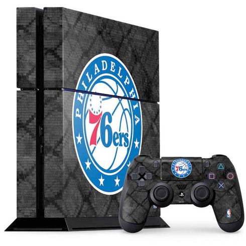 NBA Philadelphia 76ers Black Rust PlayStation PS4 Skins