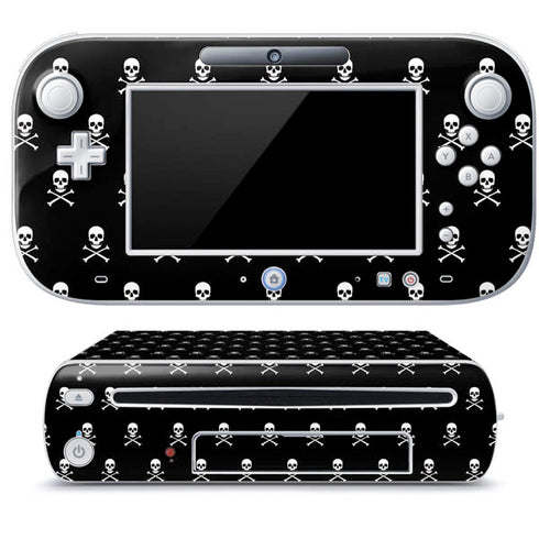 Skull and Crossbones (white) Wii U (Console + 1 Controller) Skin