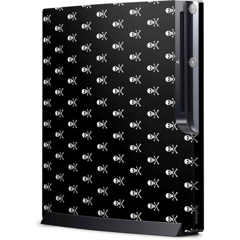 Skull and Crossbones (white) Playstation 3 & PS3 Slim Skin