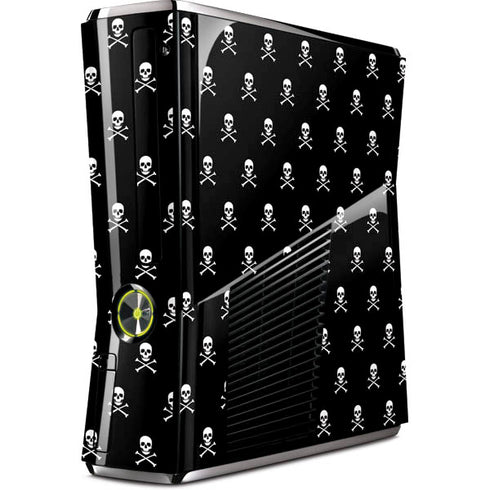 Skull and Crossbones (white) Xbox 360 Slim (2010) Skin