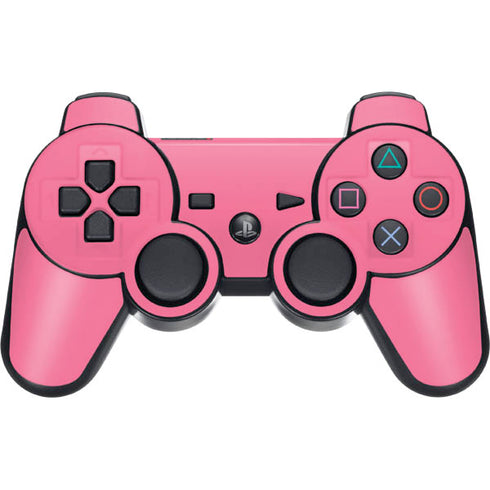 Bubble Gum Pink PS3 Dual Shock wireless controller Skin