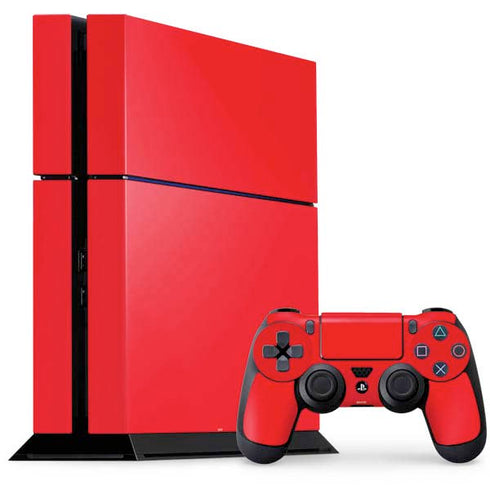 Red PlayStation PS4 Skins