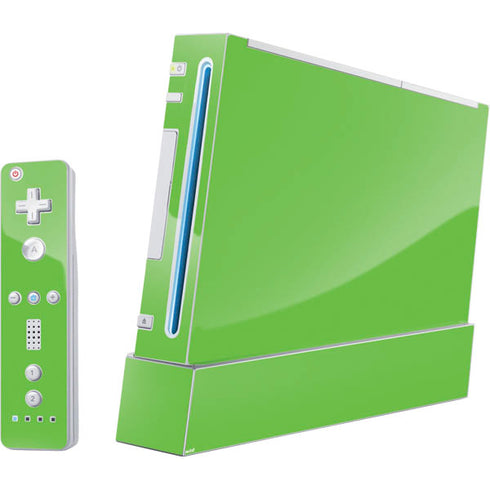Green Wii (Includes 1 Controller) Skin
